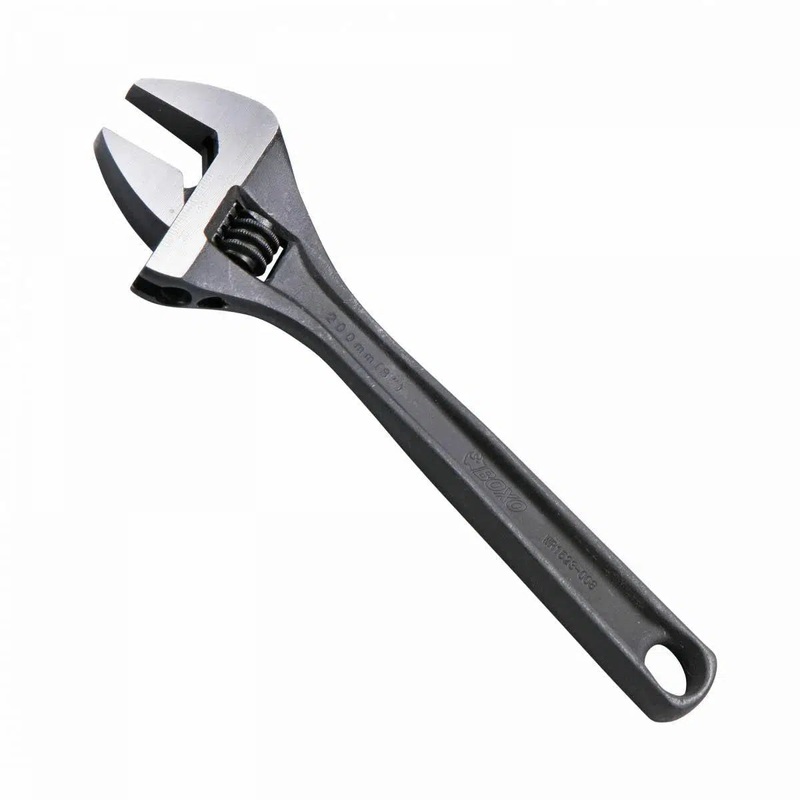 10" Adjustable Wrench Black Oxide Finish