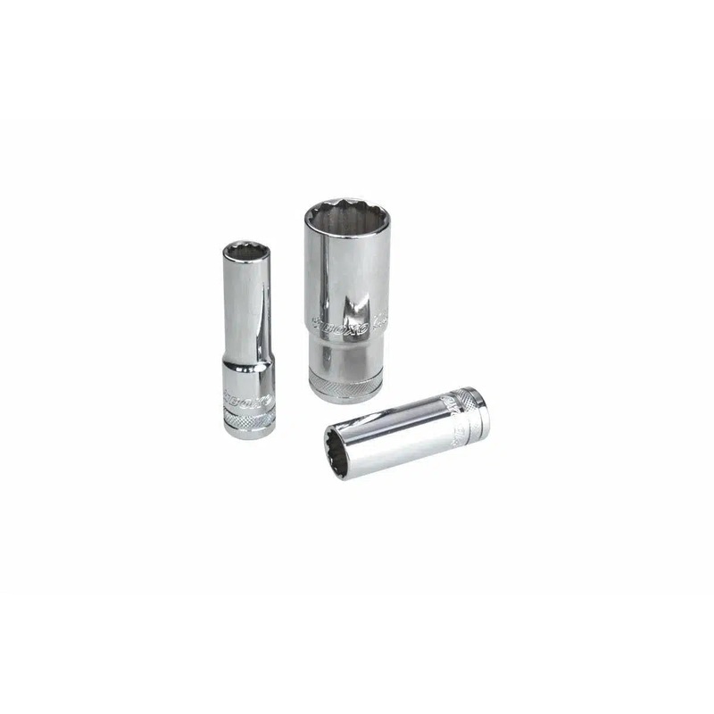 1/2" 3/8" Drive 12-Point Deep Socket