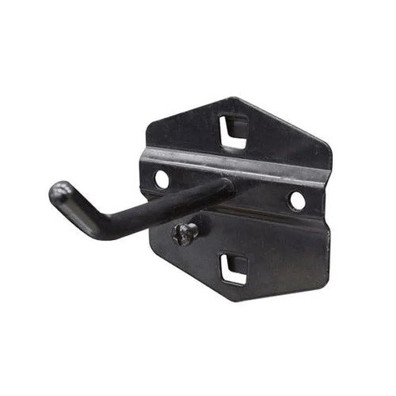 2" Long, Single Metal Post Hanger, For Perforated Wall