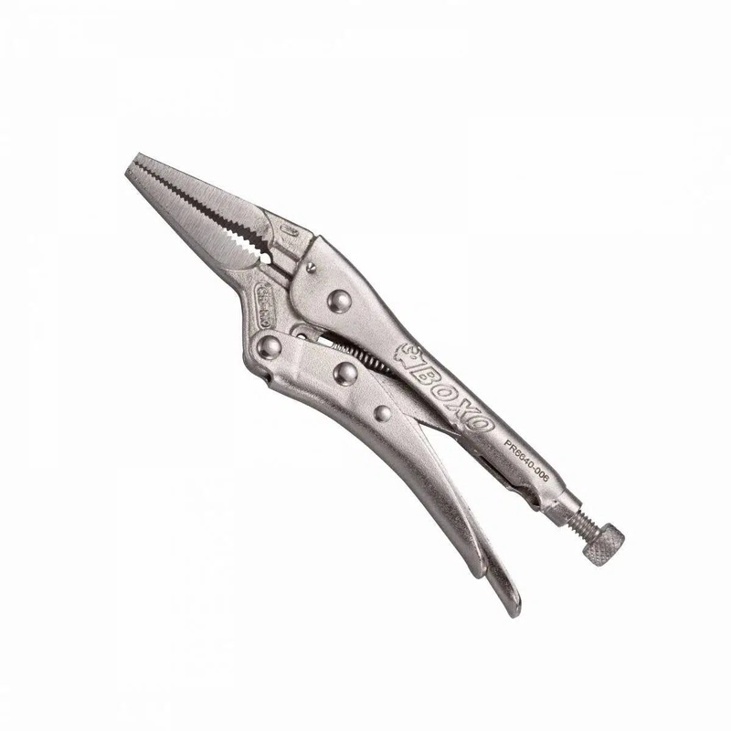 9" Long Nose Flat Jaw Locking Pliers