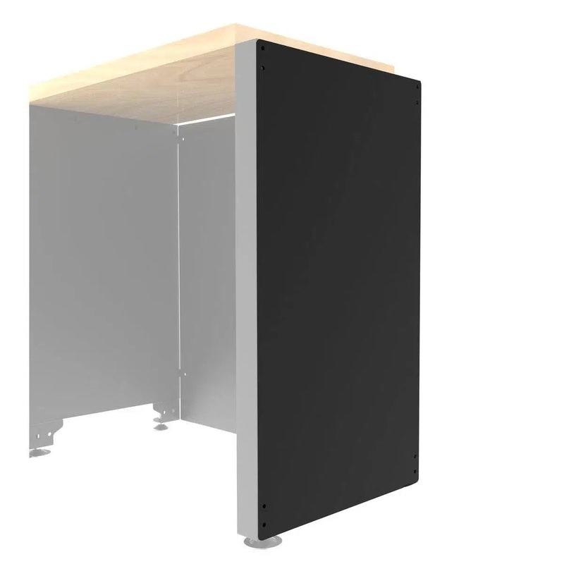 Adjustable Feet Side Panel, Dark Grey