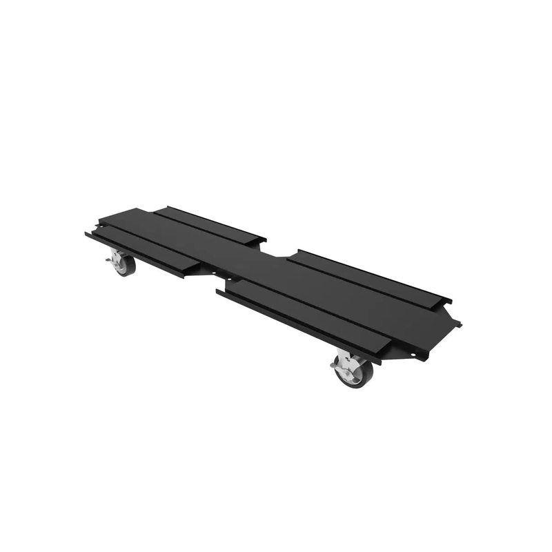 Bottom Plate with 5' x 2" PU Casters, Dark Grey