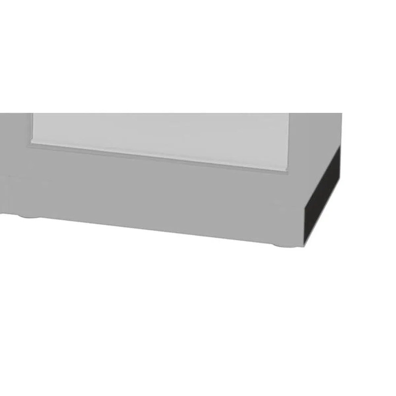 Bottom Side Panel for Cabinet 472mm / 19-11/16", Dark Grey