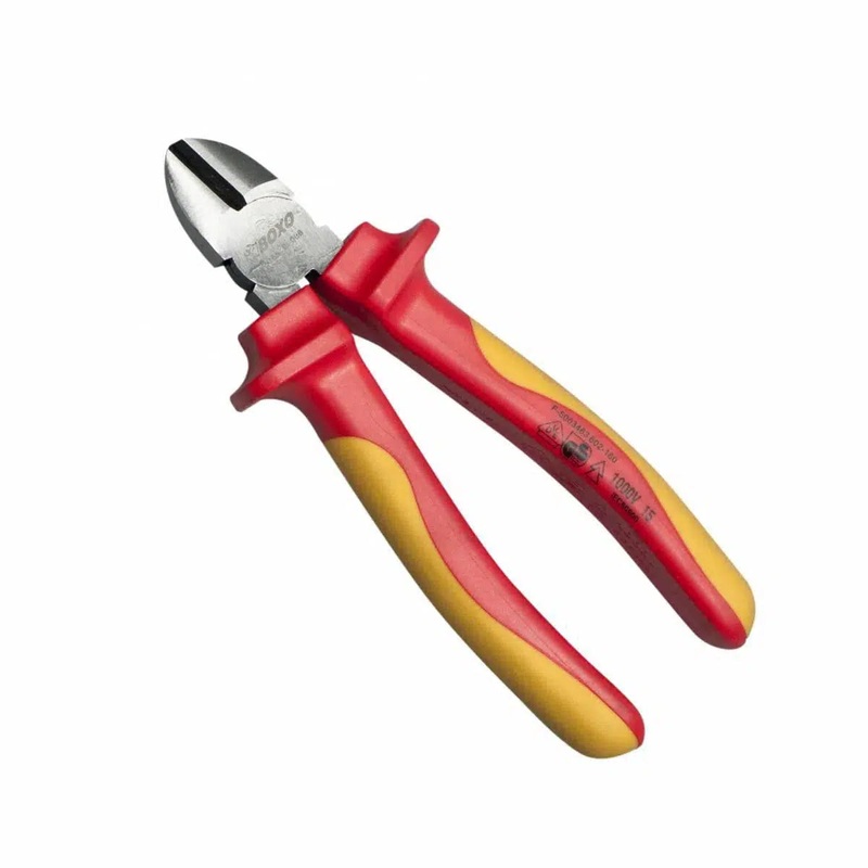 Insulated Diagonal Side Cutter Pliers 6"