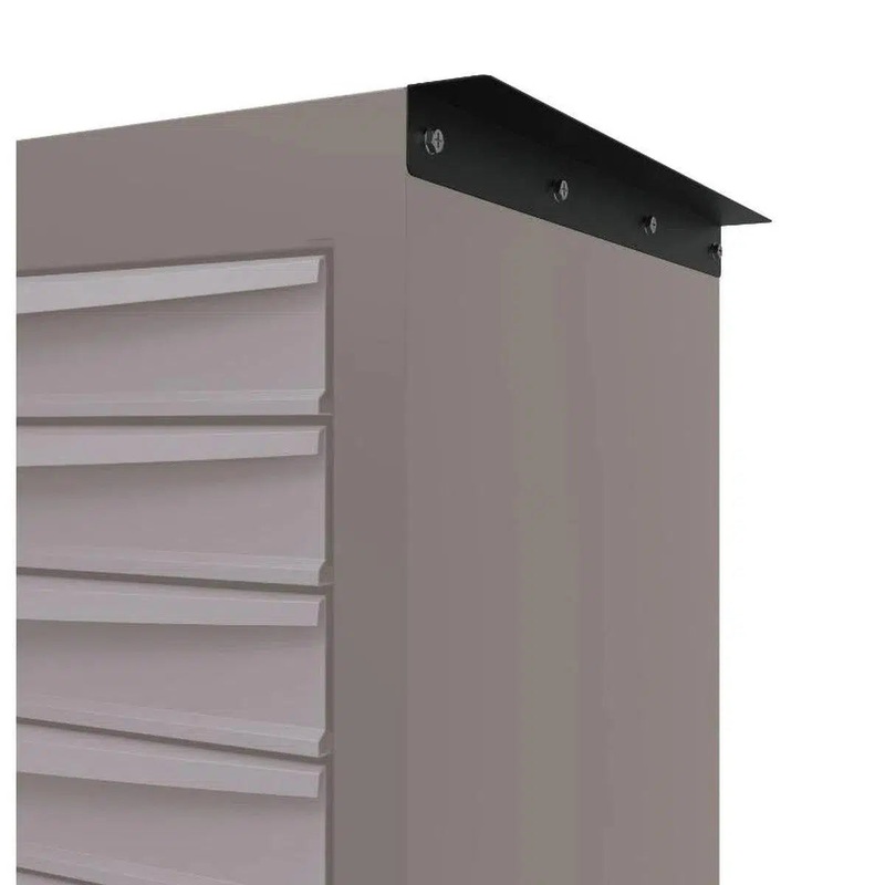 Support Bracket L-Type for Worktop, Black Color
