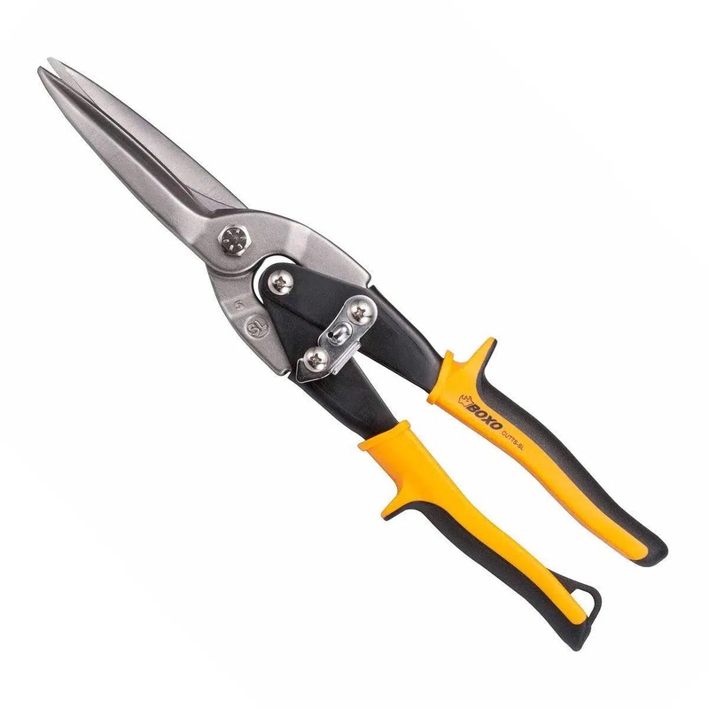 12" Long Straight Cut Tin Snips