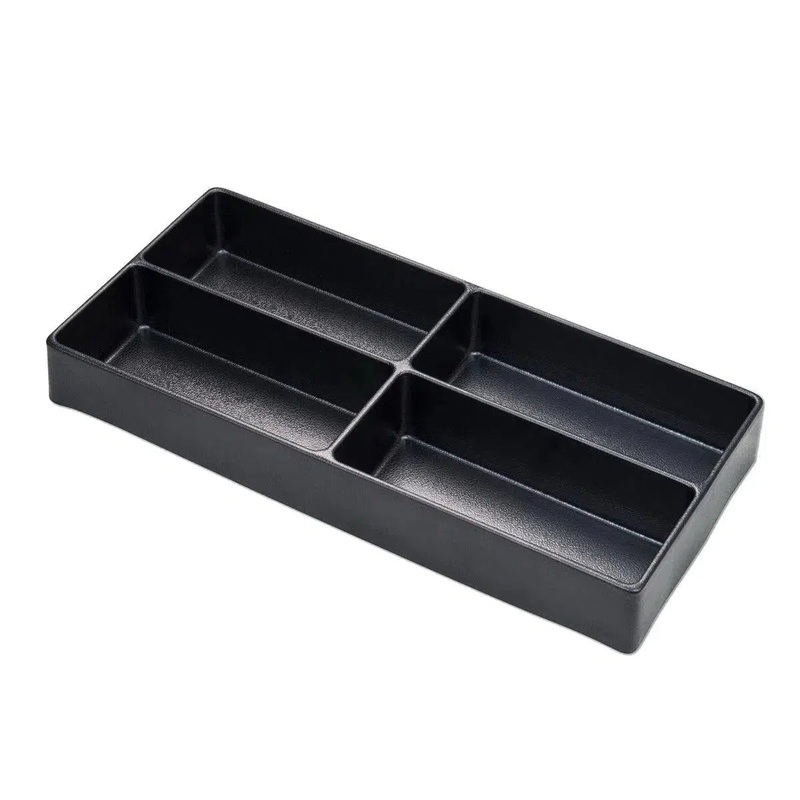 16" Universal, 4-Section Deep Drawer Plastic Divider