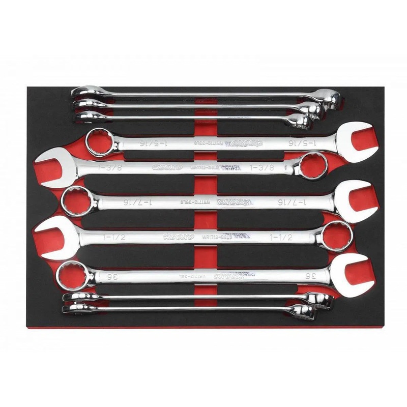 10-Piece Metric & SAE XL Combination Wrench Set | 3/3rd EVA Foam