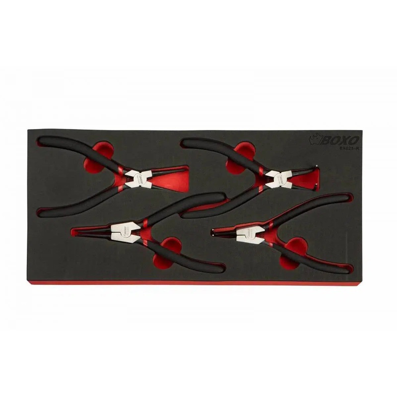 4-Piece Circlip Plier Set | 1/3rd EVA Foam