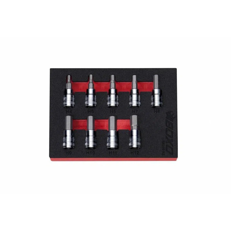 9-Piece 3/8" Drive Hex Bit Socket Set | 1/9th EVA Foam