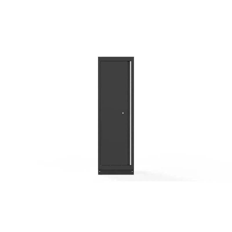 OSM Series | 24" x 78" Single-Door Cabinet with Aluminum Handle | Dark Grey