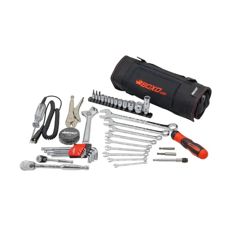Motorcycle Roll | 48-Piece Motorcycle Tool Kit