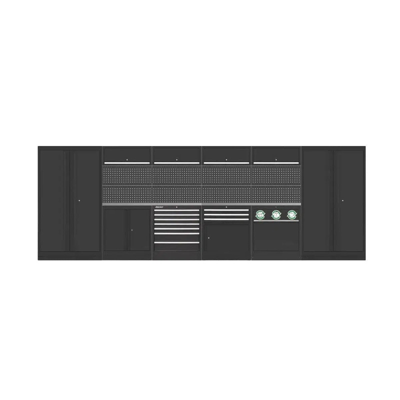 OSM Series | 224" 20-Piece Professional Organized Storage Modules Build Out