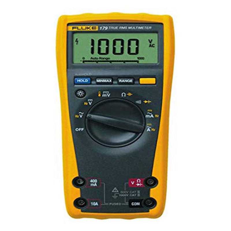 FLUKE TRMS MULTIMETER W BACKLIGHT TEMP ENG JPN KOR CHI TH FLUKE 179 EJKCT
