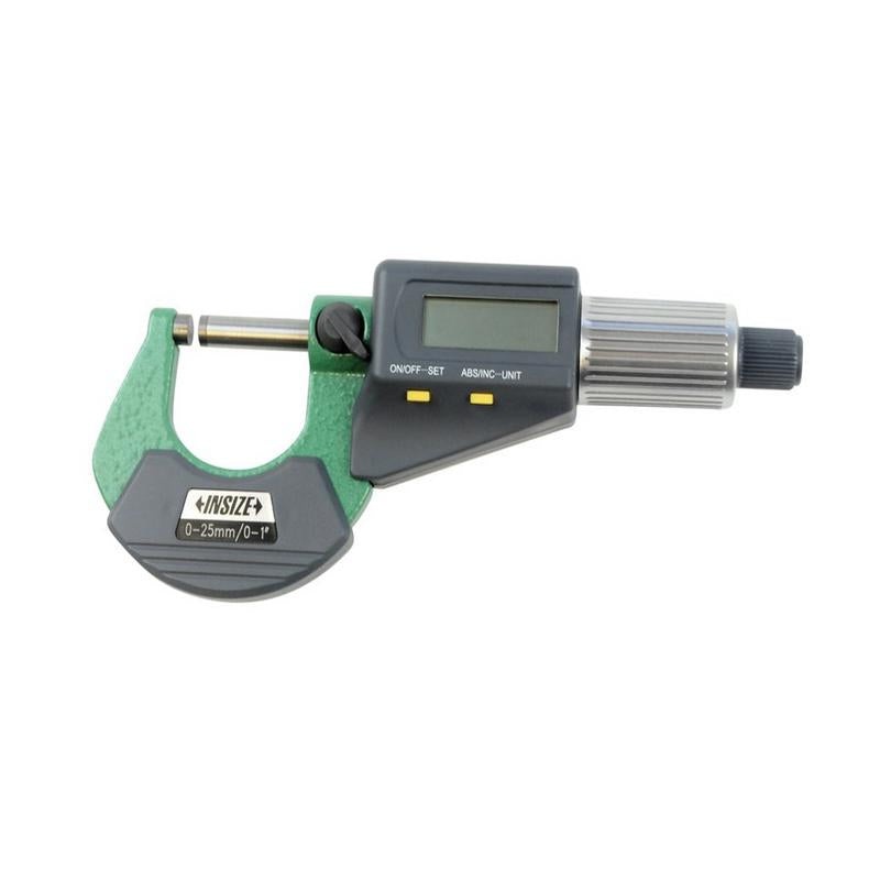 INSIZE DIGITAL OUTSIDE MICROMETERS BASIC TYPE 0-25MM/0-1INCH 3109-25A