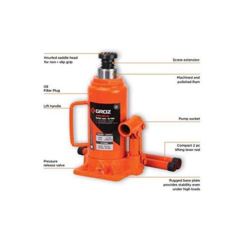GROZ BOTTLE JACK 50TON BT-50W WELDING