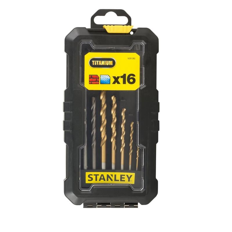 STANLEY 16 PC DRILLING AND SCREWDRIVER SET STA7221-XJ