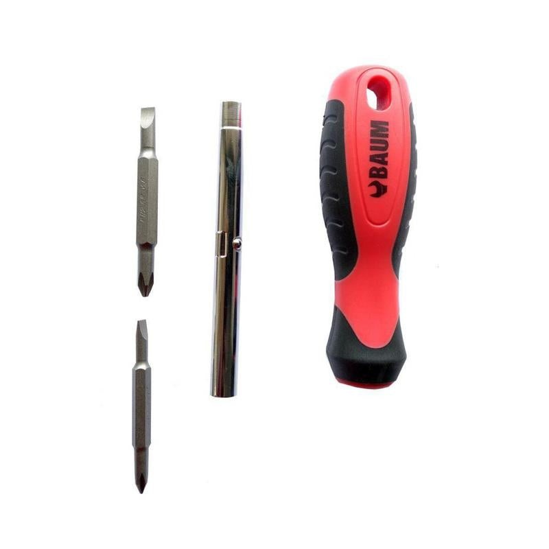 Baum 313dc screw driver set 6 in 1 blister pack