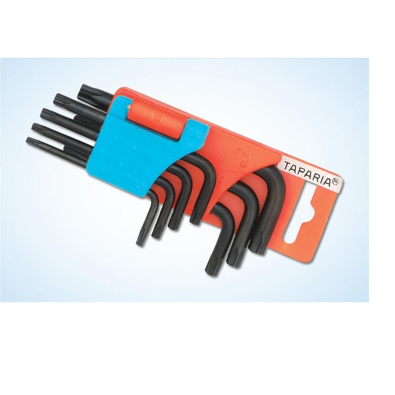 TAPARIA TORX KEY SET HANGER TYPE KTH9S