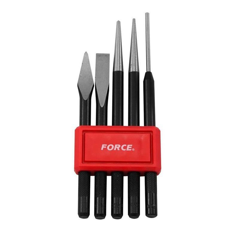 FORCE 5PC CHISEL & PUNCH SET 5054