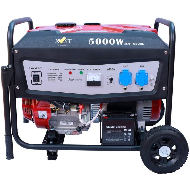 XLNT 5KW GASOLINE GENERATOR XT 6500E