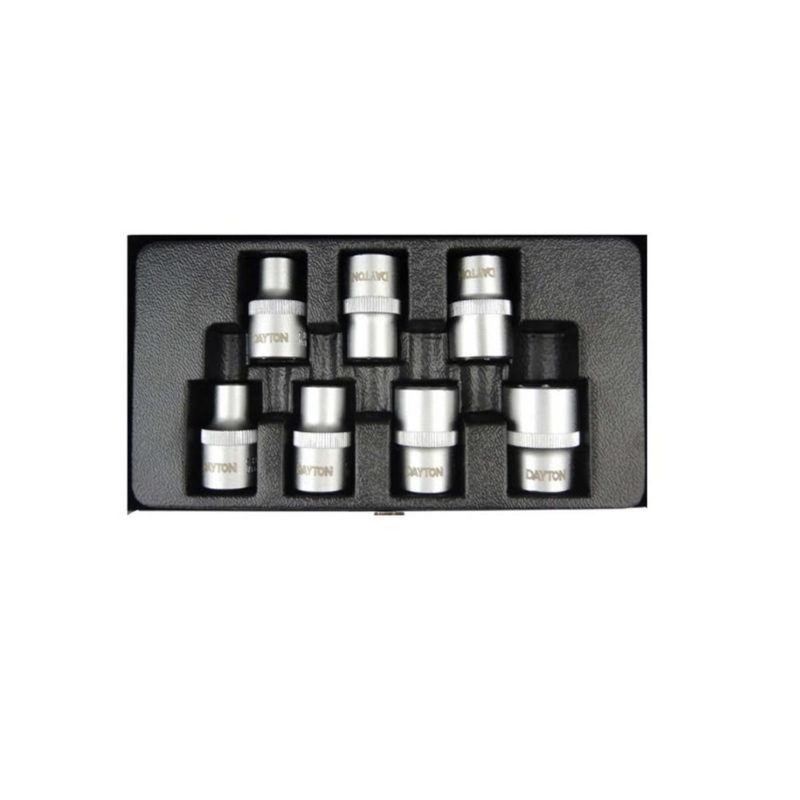 Dayton 7pcs star socket 1/2inch square driver e10 to e24 sk 4007e