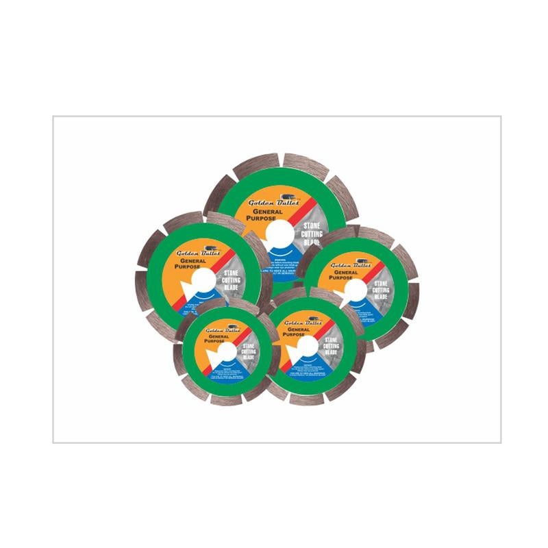 BULLET 5INCH/125MM MCB ECO GREEN SEGMENTED MARBLE CUTTING WHEEL