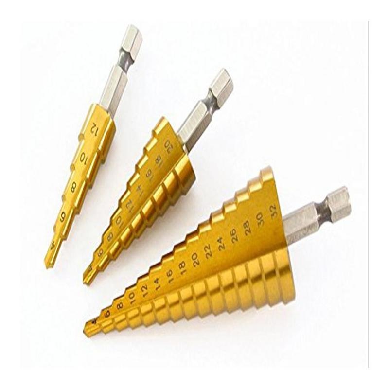 TOOL WORTH HSS STEP DRILL 4-20 TIN COATED