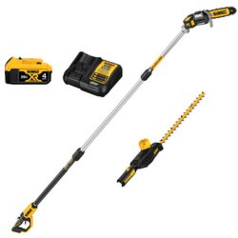 DEWALT 20V MAX* Pole Saw & Pole Hedge Trimmer Kit