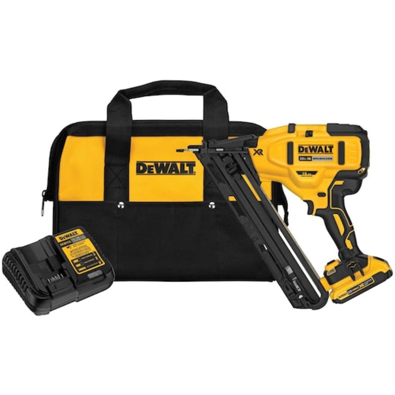 DEWALT 20V MAX* XR 15 GA Angled Nailer Kit
