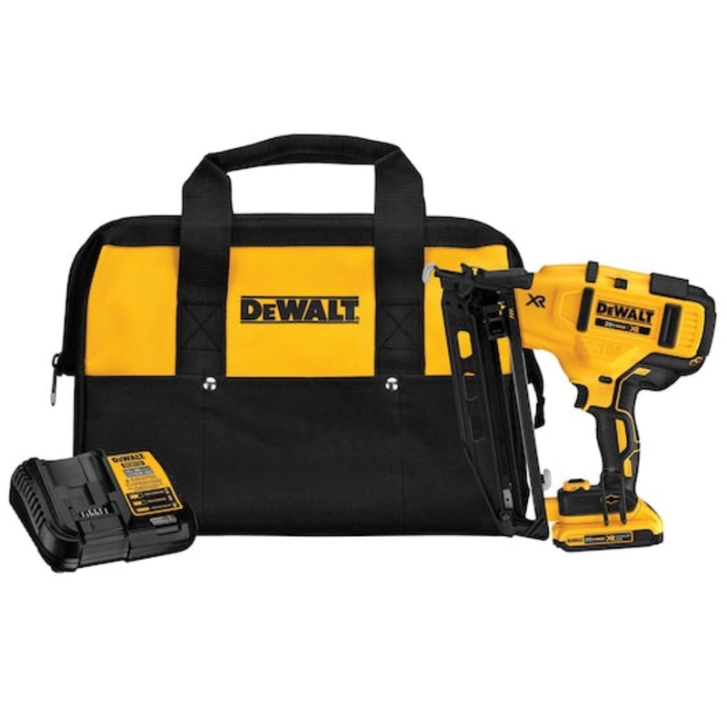 DEWALT 20V MAX* XR 16 GA Angled Nailer Kit