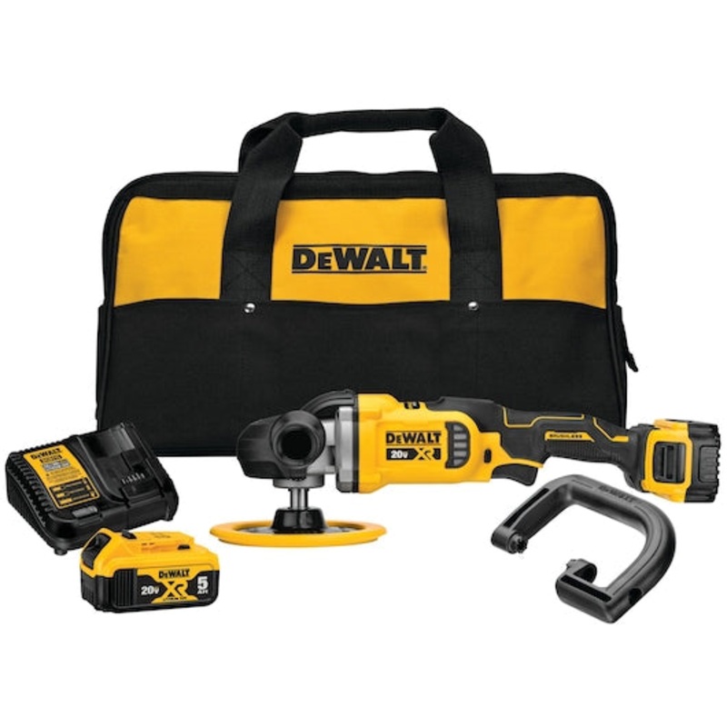 DEWALT 20V MAX* XR 7" Variable Speed Rotary Polisher Kit