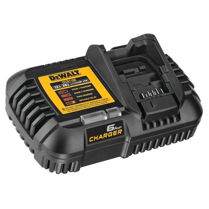 DEWALT 12V MAX* / 20V MAX* FLEXVOLT 6 Amp Fast Charger
