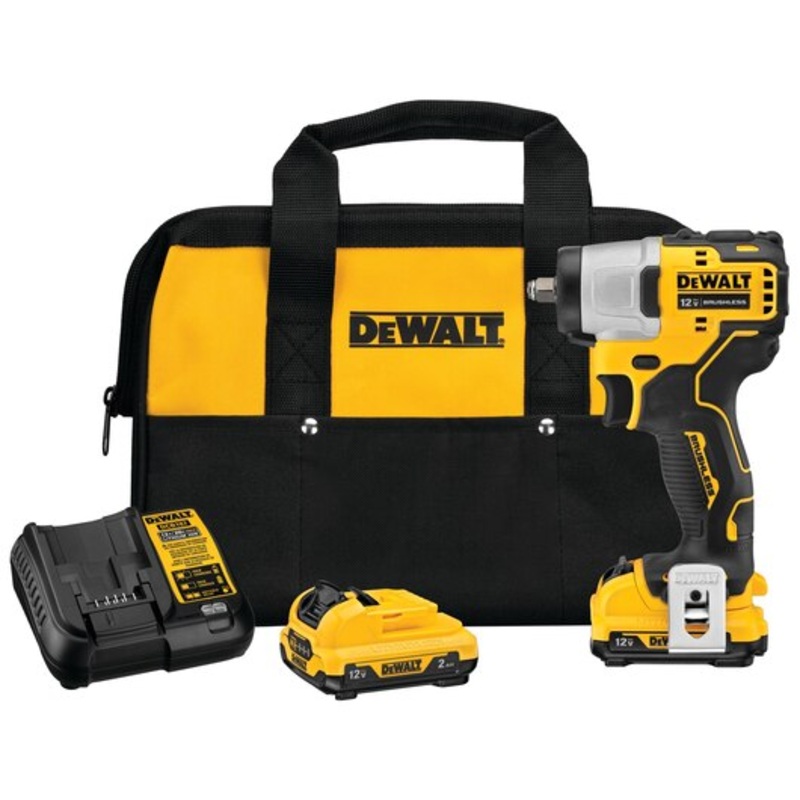 DEWALT 12V MAX* XTREME 3/8" Impact Wrench Kit