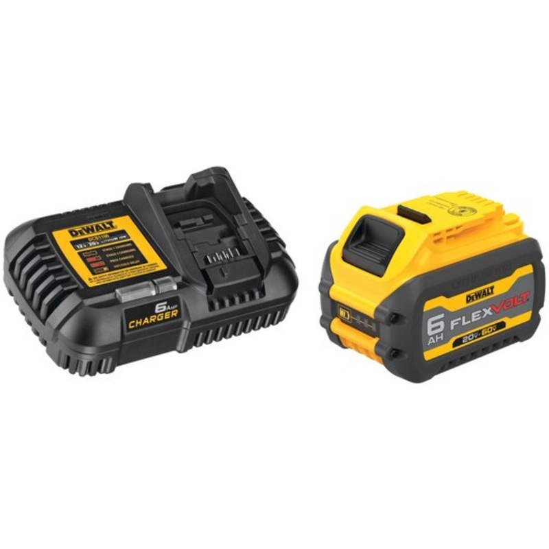 DEWALT 20V / 60V MAX* FLEXVOLT 6Ah Battery & Battery Charger
