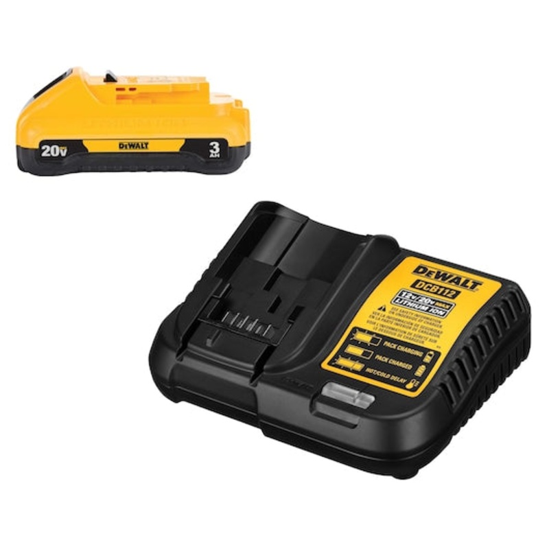 DEWALT 20V MAX* 3Ah Battery & Battery Charger