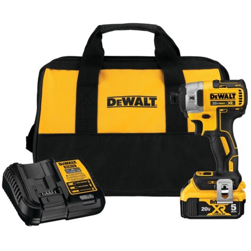 DEWALT 20V MAX* XR 1/4" 3-Speed Impact Driver Kit