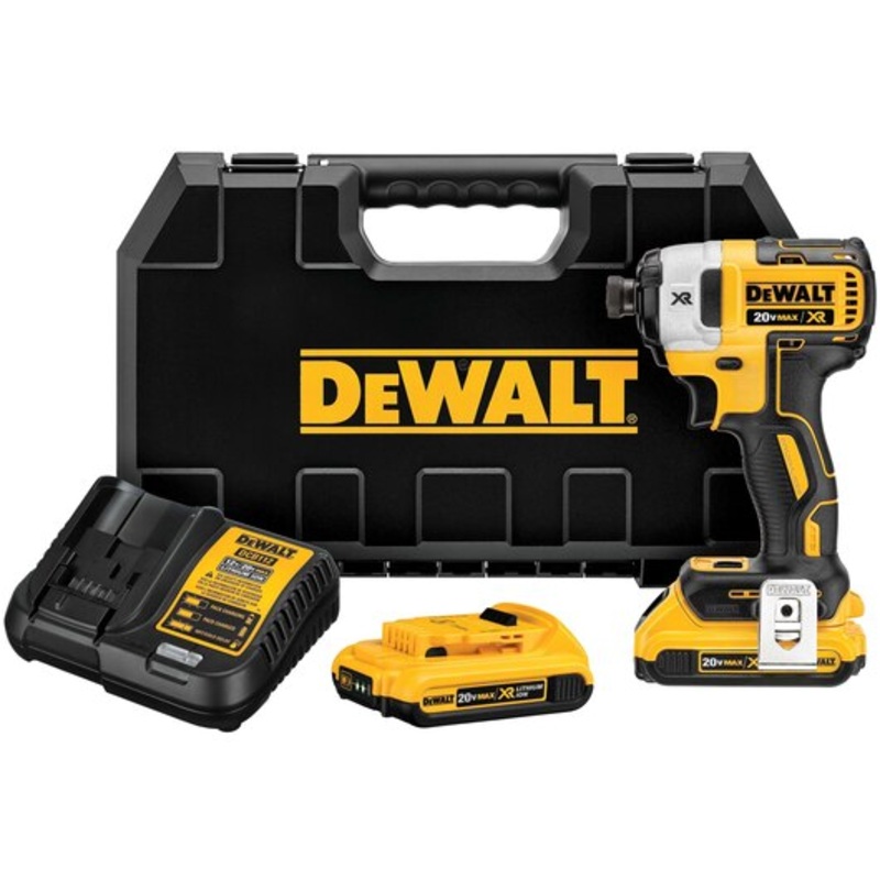 DEWALT 20V MAX* XR 3-Speed 1/4" Impact Driver Kit