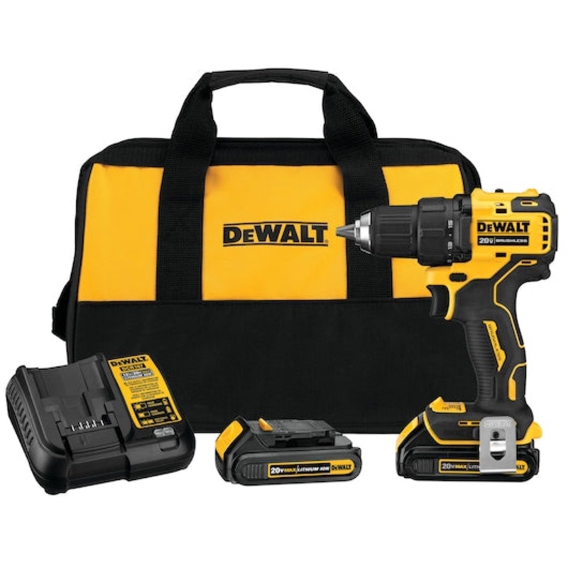 DEWALT ATOMIC 20V MAX* Compact 1/2" Drill/Driver Kit
