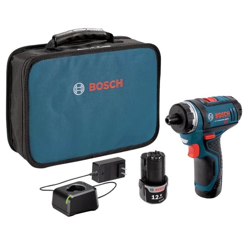 BOSCH 12V MAX Two-Speed 1/4" Hex Pocket Driver Kit