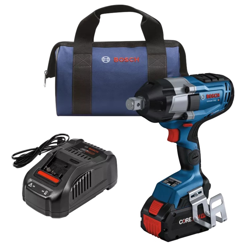 BOSCH PROFACTOR 18V Connected 3/4" Impact Wrench w/ Friction Ring & Thru-Hole Kit
