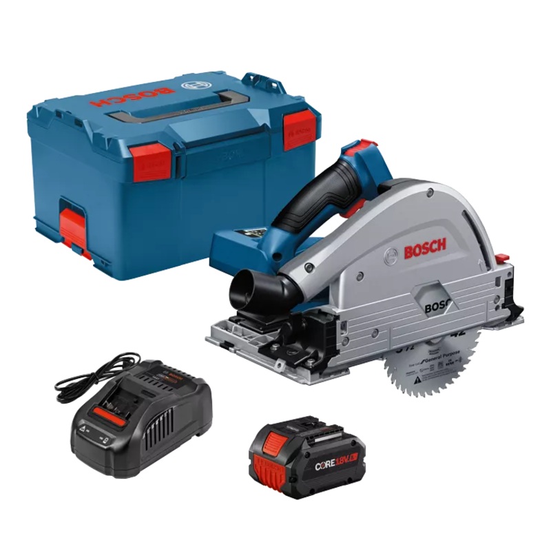 BOSCH PROFACTOR 18V Connected-Ready 5-1/2" Track Saw Kit