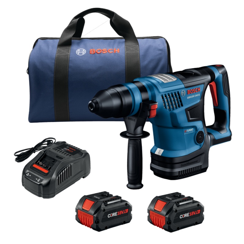 BOSCH PROFACTOR 18V Connected-Ready SDS-PLUS BULLDOG 1-1/4" Rotary Hammer Kit
