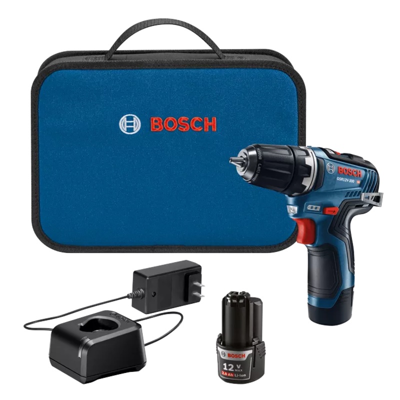 BOSCH 12V MAX EC 3/8" Drill/Driver Kit