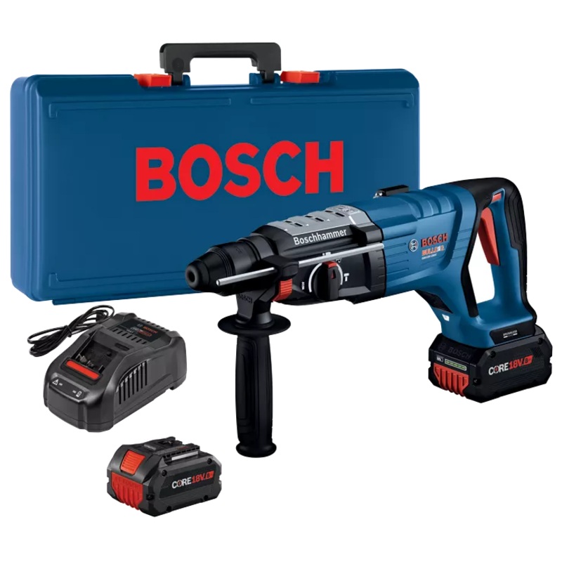 BOSCH 18V Connected-Ready SDS-PLUS BULLDOG 1-1/8" Rotary Hammer Kit