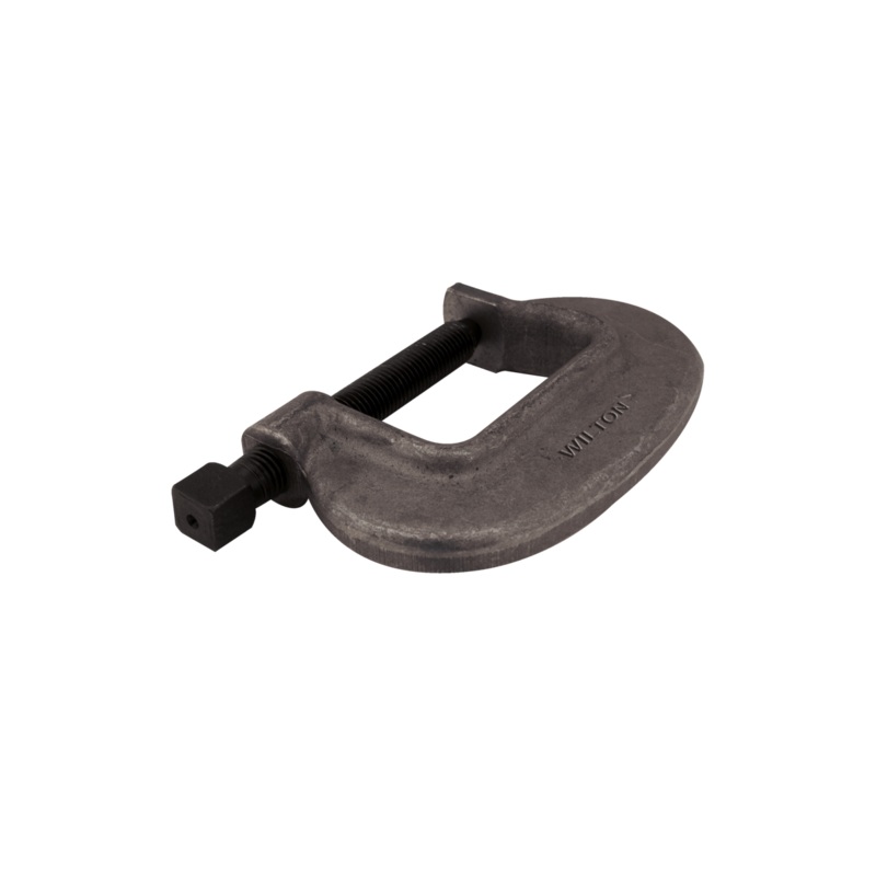 WILTON 1-FC, "O" Series Bridge C-Clamp - Full Closing Spindle, 0" - 1-3/8" Jaw Opening, 1-1/16" Throat Depth