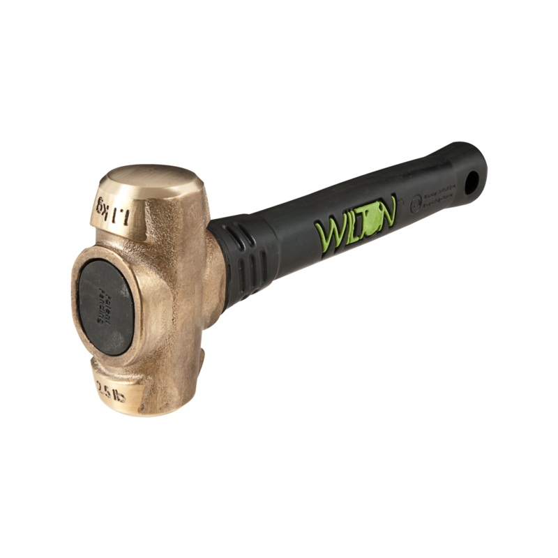 WILTON 2-1/2 lb Head, 12" B.A.S.H Brass Hammer