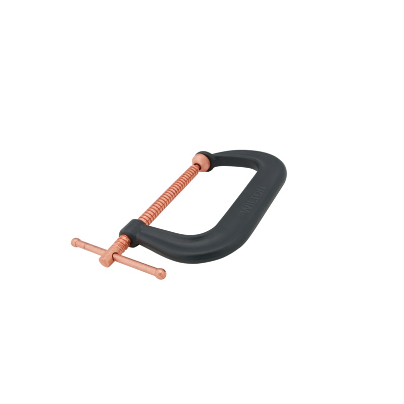 WILTON Spark-Duty Drop Forged C-Clamp, 0 - 6-1/16 Opening, 4-1/16 Throat Depth