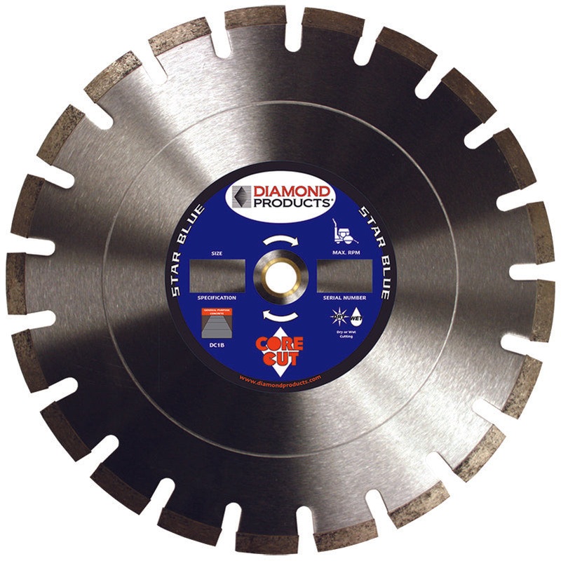 Star Blue Dry Walk Behind Blade