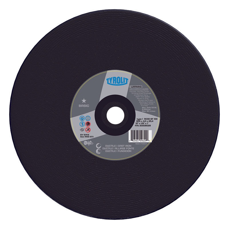 Tyrolit BASIC Heavy Duty High Speed Gas & Portable Saw Wheels